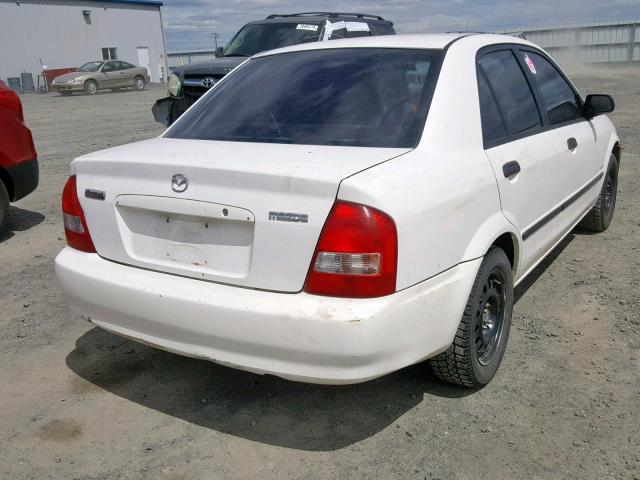 JM1BJ2226X0178036 - 1999 MAZDA PROTEGE DX WHITE photo 4