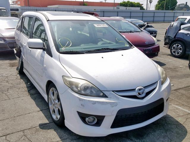 JM1CR293090357087 - 2009 MAZDA 5 WHITE photo 1