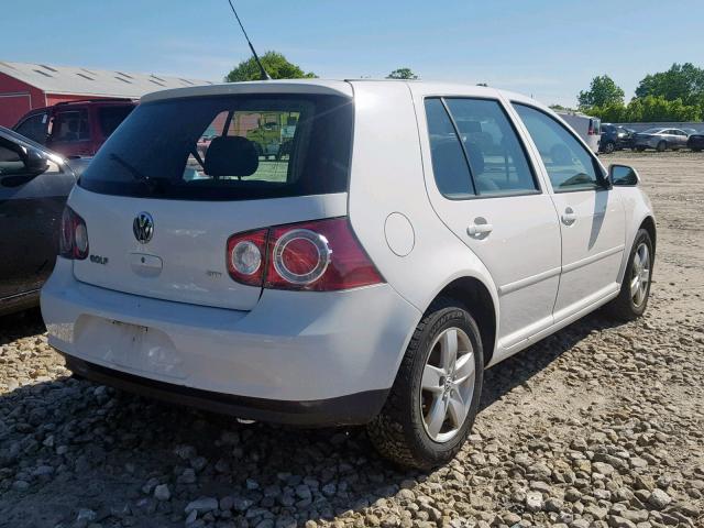 9BWEL41J894009732 - 2009 VOLKSWAGEN CITY GOLF WHITE photo 4