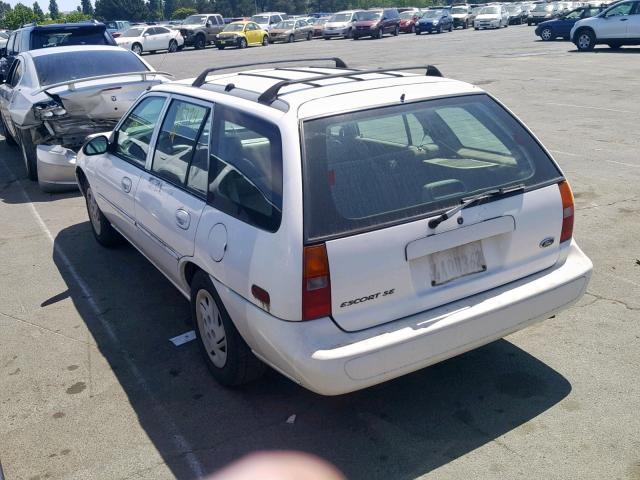 3FAFP15P3WR201536 - 1998 FORD ESCORT SE WHITE photo 3