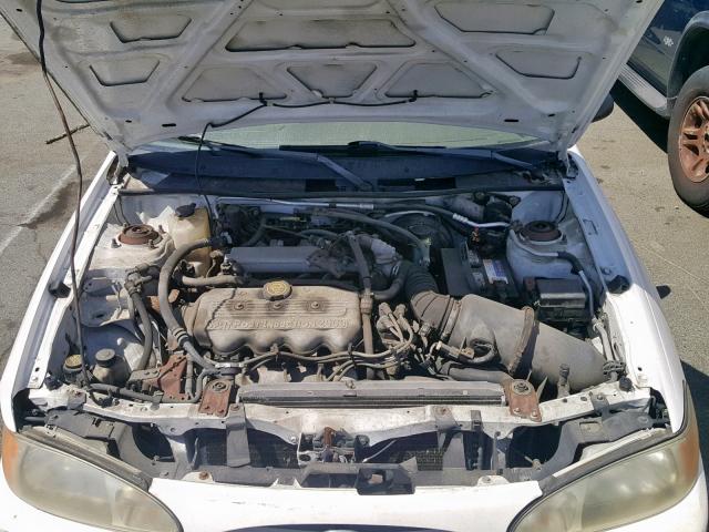 3FAFP15P3WR201536 - 1998 FORD ESCORT SE WHITE photo 7