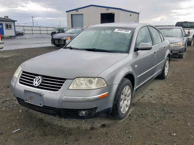 WVWPD63BX3P287572 - 2003 VOLKSWAGEN PASSAT GLS GRAY photo 2