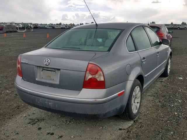 WVWPD63BX3P287572 - 2003 VOLKSWAGEN PASSAT GLS GRAY photo 4