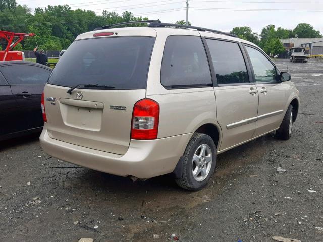 JM3LW28G3Y0149756 - 2000 MAZDA MPV WAGON TAN photo 4