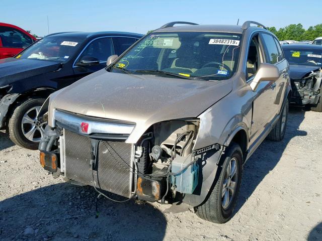 3GSCL33P98S616805 - 2008 SATURN VUE XE GOLD photo 2