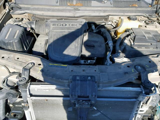 3GSCL33P98S616805 - 2008 SATURN VUE XE GOLD photo 7