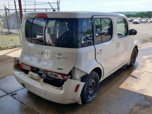 JN8AZ2KR0ET352071 - 2014 NISSAN CUBE S WHITE photo 4