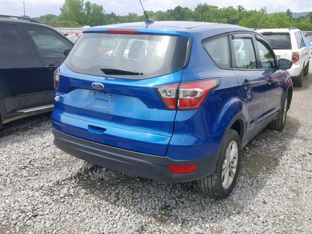 1FMCU0F7XHUB36447 - 2017 FORD ESCAPE S BLUE photo 4