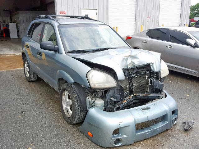 KM8JM12B56U479087 - 2006 HYUNDAI TUCSON GL BLUE photo 1