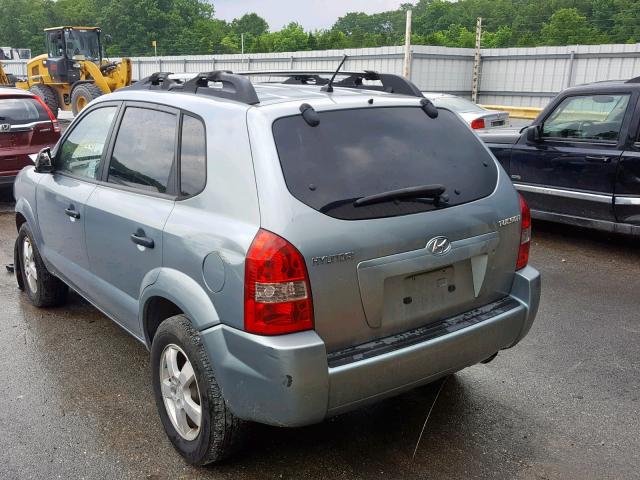 KM8JM12B56U479087 - 2006 HYUNDAI TUCSON GL BLUE photo 3