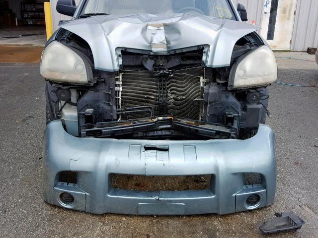 KM8JM12B56U479087 - 2006 HYUNDAI TUCSON GL BLUE photo 9