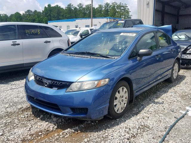 19XFA1F31AE023083 - 2010 HONDA CIVIC VP BLUE photo 2