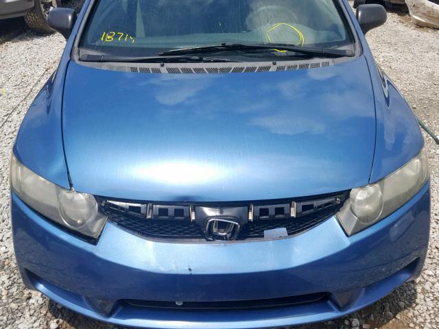 19XFA1F31AE023083 - 2010 HONDA CIVIC VP BLUE photo 7