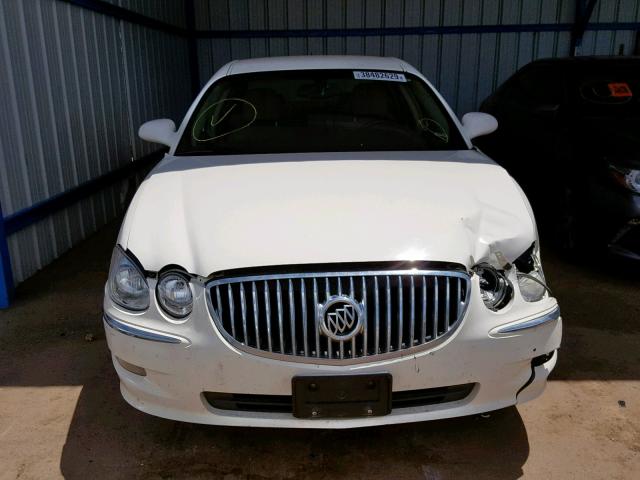 2G4WC582891113146 - 2009 BUICK LACROSSE C WHITE photo 9