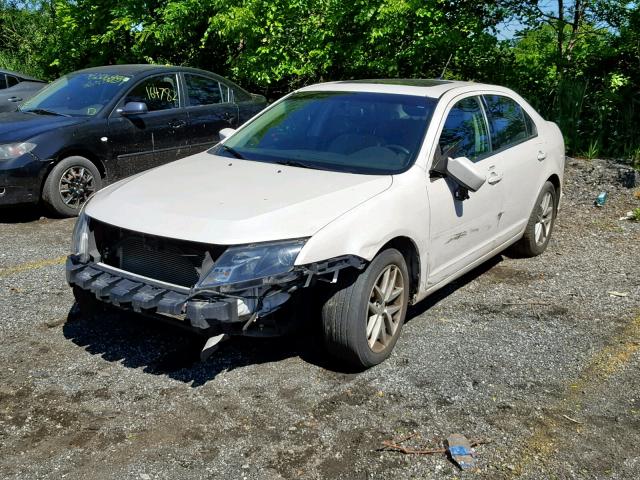 3FAHP0JA6BR339943 - 2011 FORD FUSION SEL WHITE photo 2