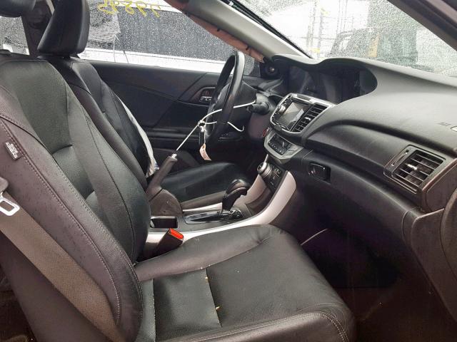 1HGCR3F8XDA012482 - 2013 HONDA ACCORD EXL GRAY photo 5