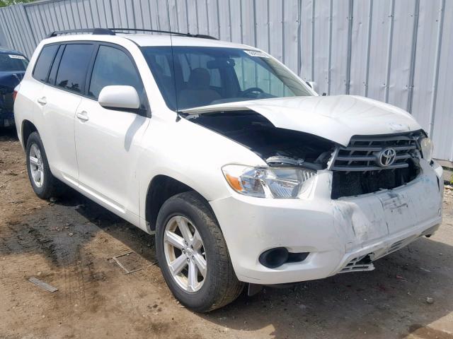 JTEES41A882027117 - 2008 TOYOTA HIGHLANDER WHITE photo 1