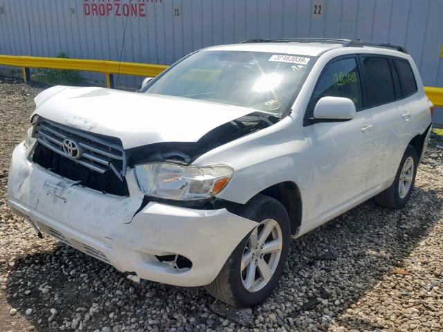 JTEES41A882027117 - 2008 TOYOTA HIGHLANDER WHITE photo 2