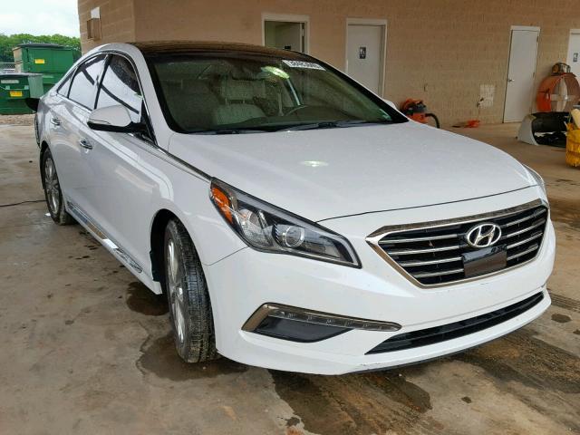 5NPE34AF9FH202158 - 2015 HYUNDAI SONATA SPO WHITE photo 1