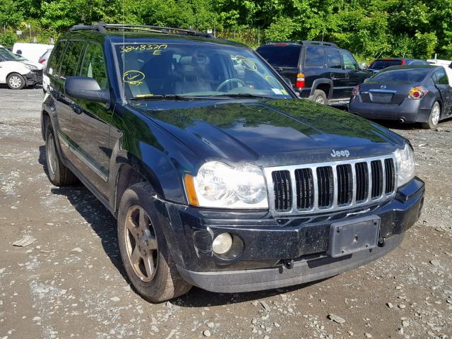 1J8HR58277C523531 - 2007 JEEP GRAND CHER BLACK photo 1