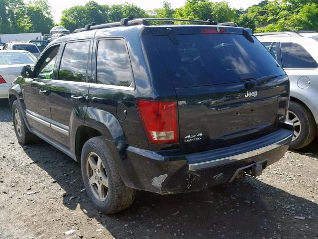 1J8HR58277C523531 - 2007 JEEP GRAND CHER BLACK photo 3