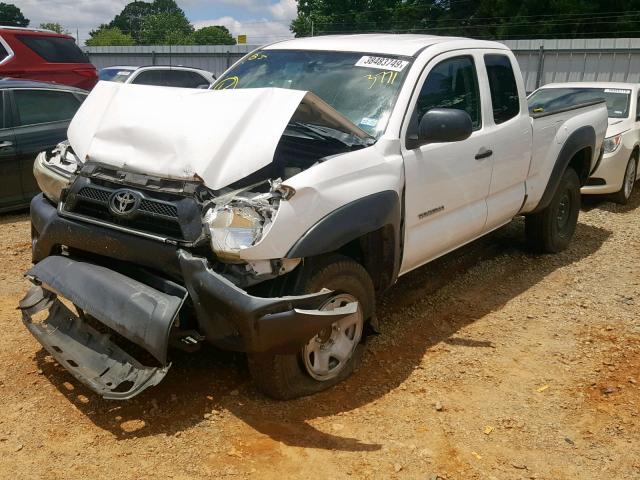 5TFTX4GN5EX033771 - 2014 TOYOTA TACOMA PRE WHITE photo 2