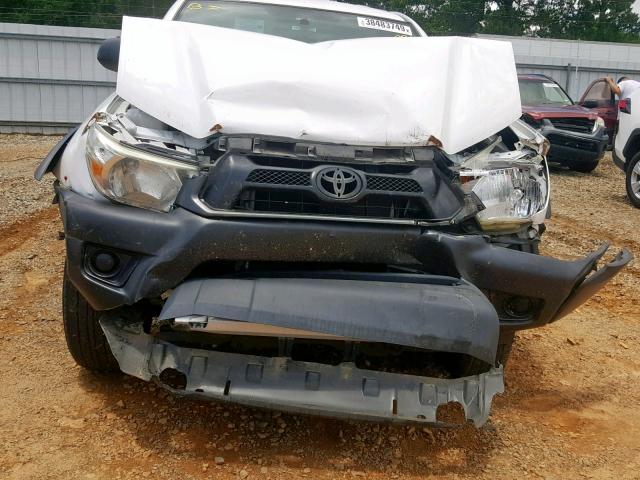 5TFTX4GN5EX033771 - 2014 TOYOTA TACOMA PRE WHITE photo 9