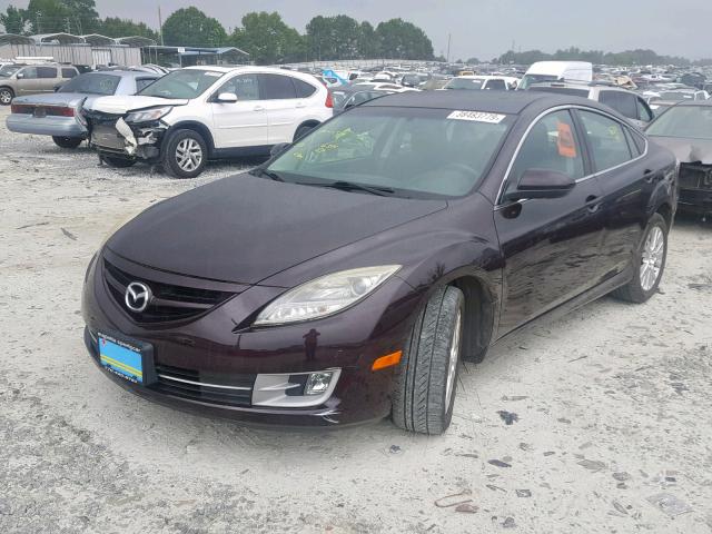 1YVHZ8CB9A5M39426 - 2010 MAZDA 6 S MAROON photo 2