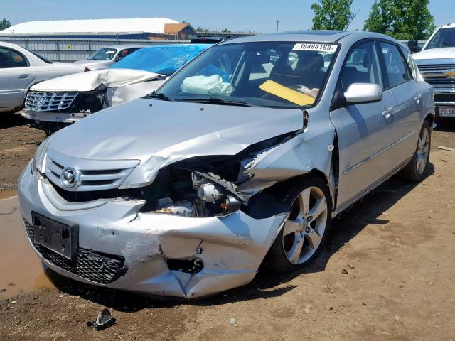 JM1BK343161520557 - 2006 MAZDA 3 HATCHBAC SILVER photo 2