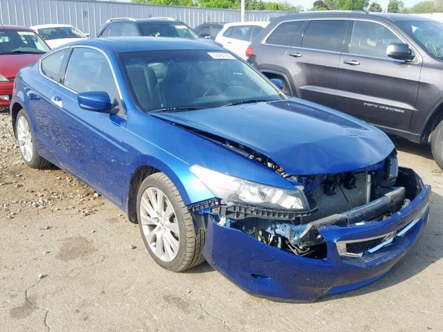 1HGCS2B81AA010233 - 2010 HONDA ACCORD EXL BLUE photo 1