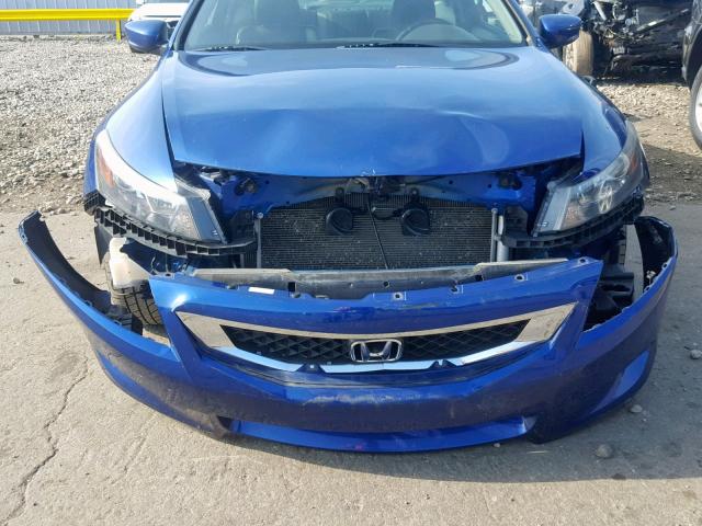 1HGCS2B81AA010233 - 2010 HONDA ACCORD EXL BLUE photo 10