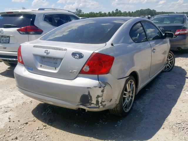 JTKDE177650010074 - 2005 TOYOTA SCION TC ვერცხლისფერი ფოტო 4