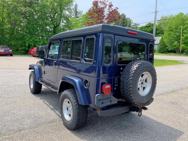 1J4FA44S06P711153 - 2006 JEEP WRANGLER / BLUE photo 3