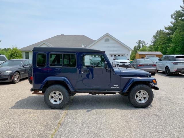 1J4FA44S06P711153 - 2006 JEEP WRANGLER / BLUE photo 9