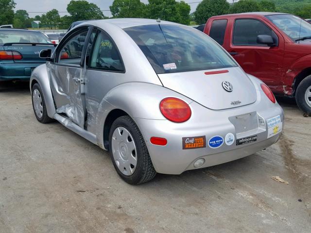 3VWBC21C8YM436170 - 2000 VOLKSWAGEN NEW BEETLE Gümüş foto 3