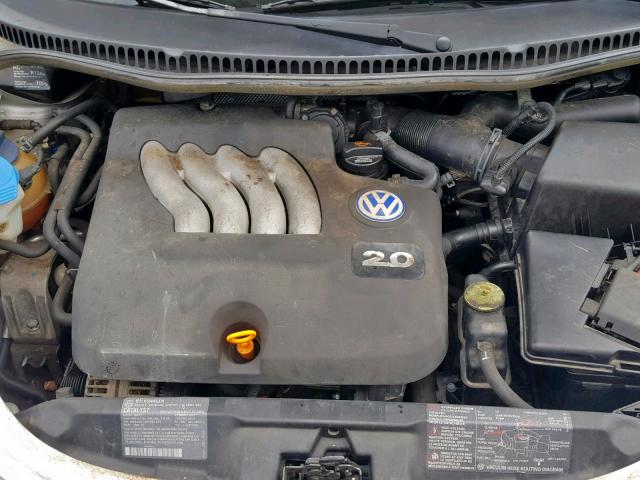 3VWBC21C8YM436170 - 2000 VOLKSWAGEN NEW BEETLE Gümüş foto 7
