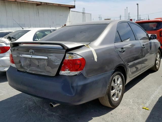 4T1BE32K55U942390 - 2005 TOYOTA CAMRY LE GRAY photo 4