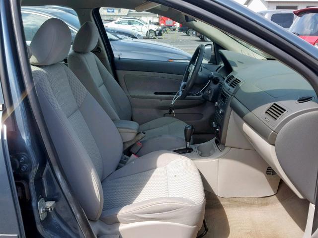 1G1AL55F167807030 - 2006 CHEVROLET COBALT LT BLUE photo 5