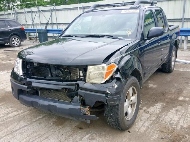 1N6AD07WX5C403053 - 2005 NISSAN FRONTIER C BLACK photo 2