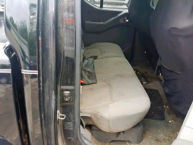 1N6AD07WX5C403053 - 2005 NISSAN FRONTIER C BLACK photo 6