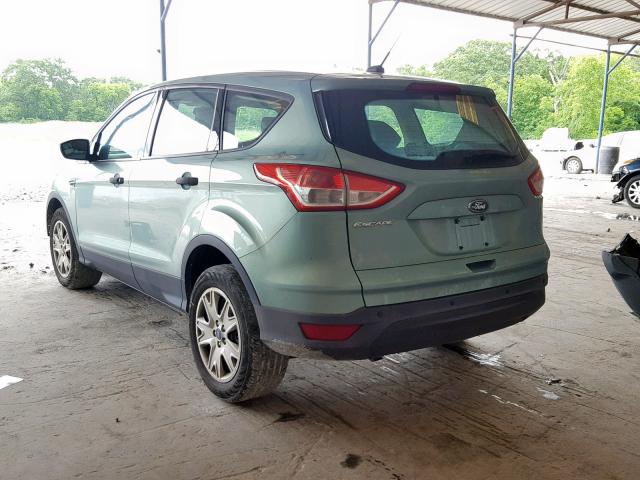 1FMCU0F75DUB60018 - 2013 FORD ESCAPE S GREEN photo 3