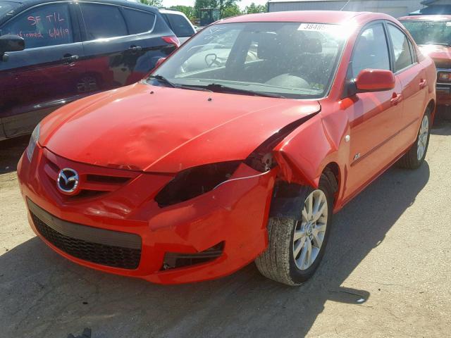 JM1BK123471760503 - 2007 MAZDA 3 S RED photo 2