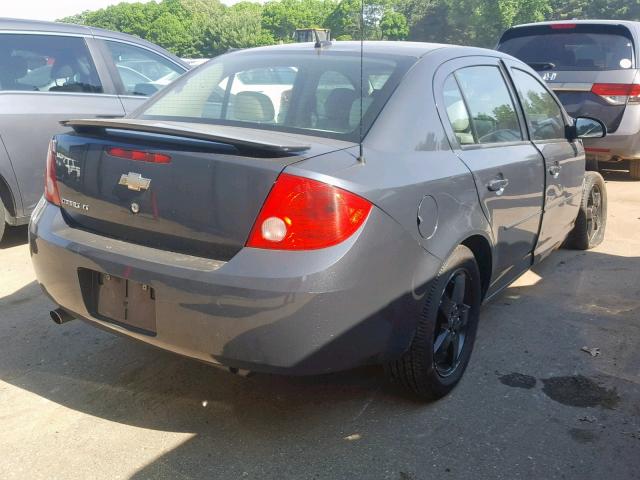 1G1AL58F687229473 - 2008 CHEVROLET COBALT LT GRAY photo 4