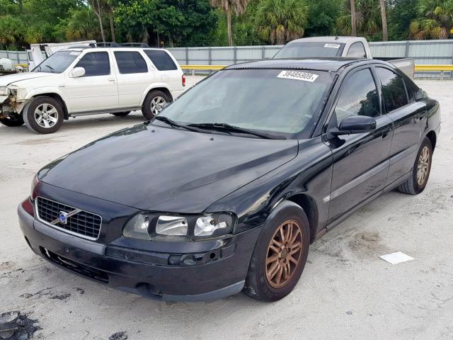 YV1RS61T842321186 - 2004 VOLVO S60 BLACK photo 2