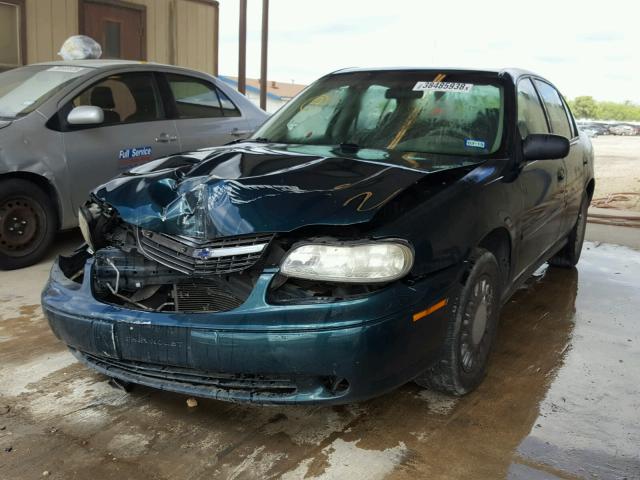 1G1ND52J616152031 - 2001 CHEVROLET MALIBU GREEN photo 2