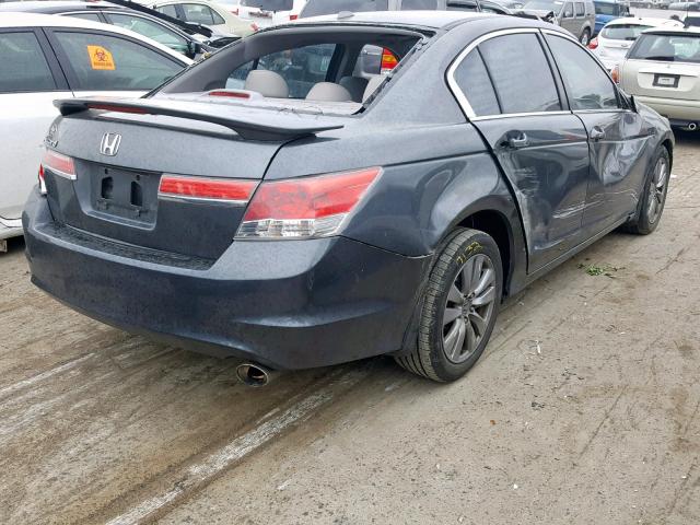 1HGCP2F88CA123885 - 2012 HONDA ACCORD EXL CHARCOAL photo 4