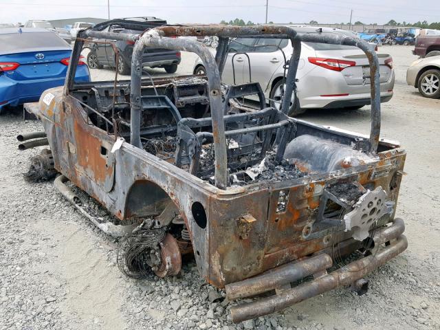 1J4FA49S33P317022 - 2003 JEEP WRANGLER / BURN photo 3