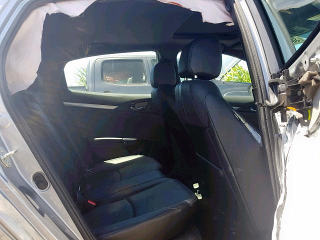 SHHFK7H7XJU423930 - 2018 HONDA CIVIC EXL ვერცხლისფერი ფოტო 6