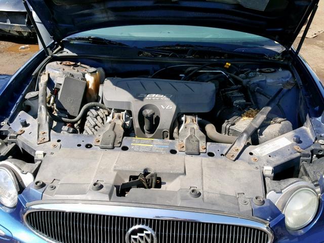 2G4WD532551288775 - 2005 BUICK LACROSSE C BLUE photo 7