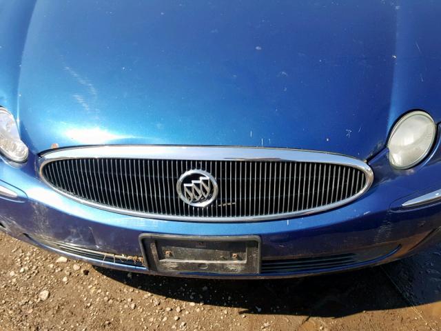 2G4WD532551288775 - 2005 BUICK LACROSSE C BLUE photo 9